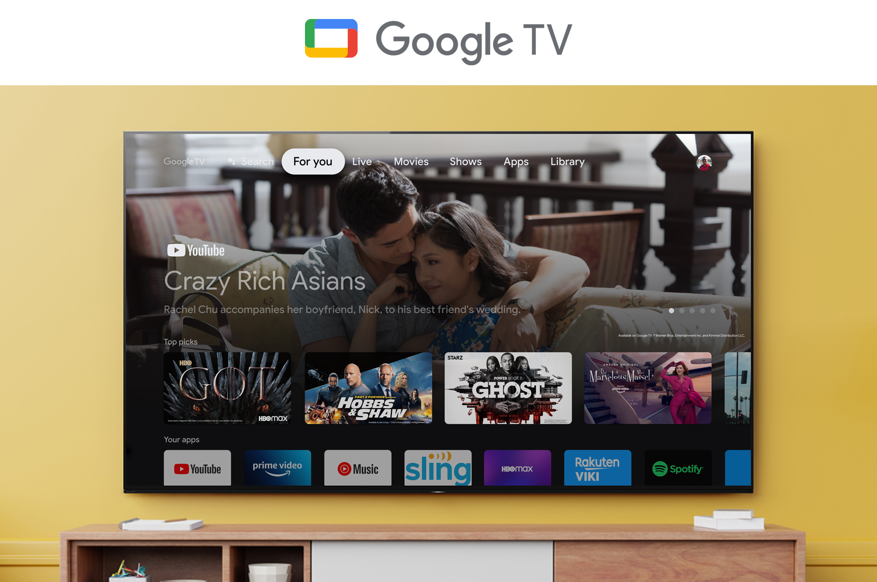 Google TV on Sony TVs